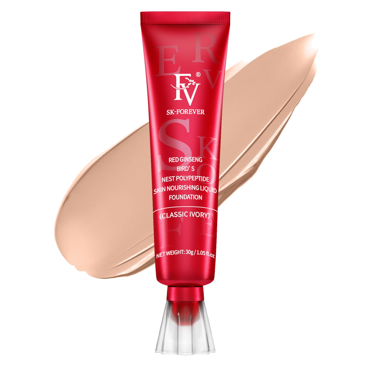 FV front packaging Classic Ivory showing product and shade for clear identification