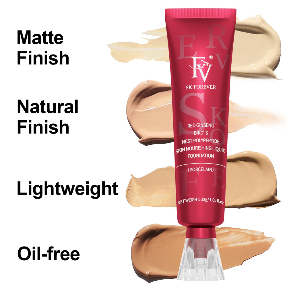 FV ingredient label closeup showing waterproof long-lasting benefit