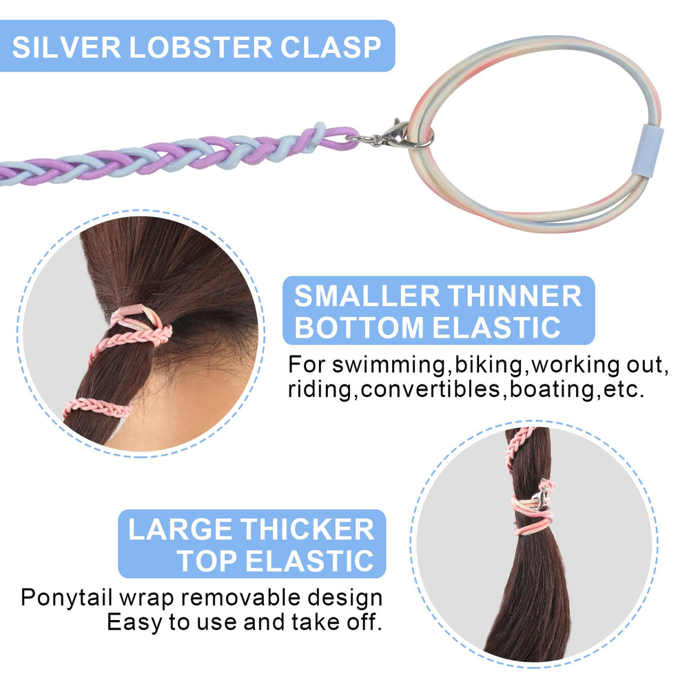 FVOLREM in-use ponytail side profile demonstrates secure comfortable hold