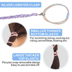 FVOLREM in-use ponytail side profile demonstrates secure comfortable hold