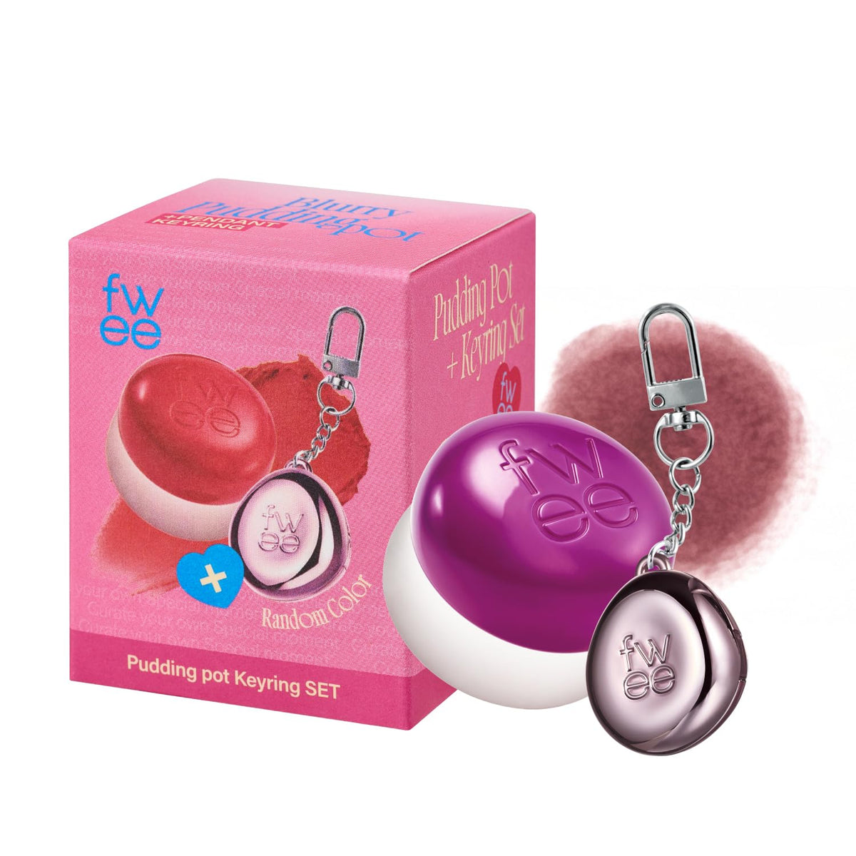 fwee pot and keychain front view showing compact benefit
