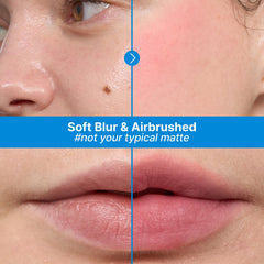 fwee Memories swatch on skin illustrating buildable deep rose pigment payoff