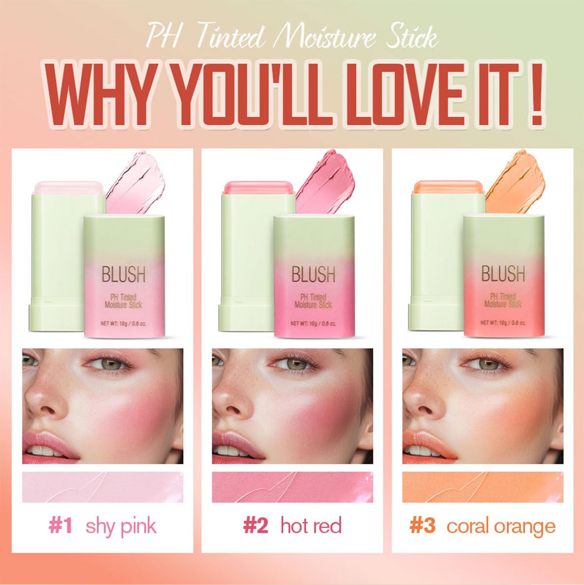 FYEBOO applying tint on lips for hydrated color, versatile dual-use benefit