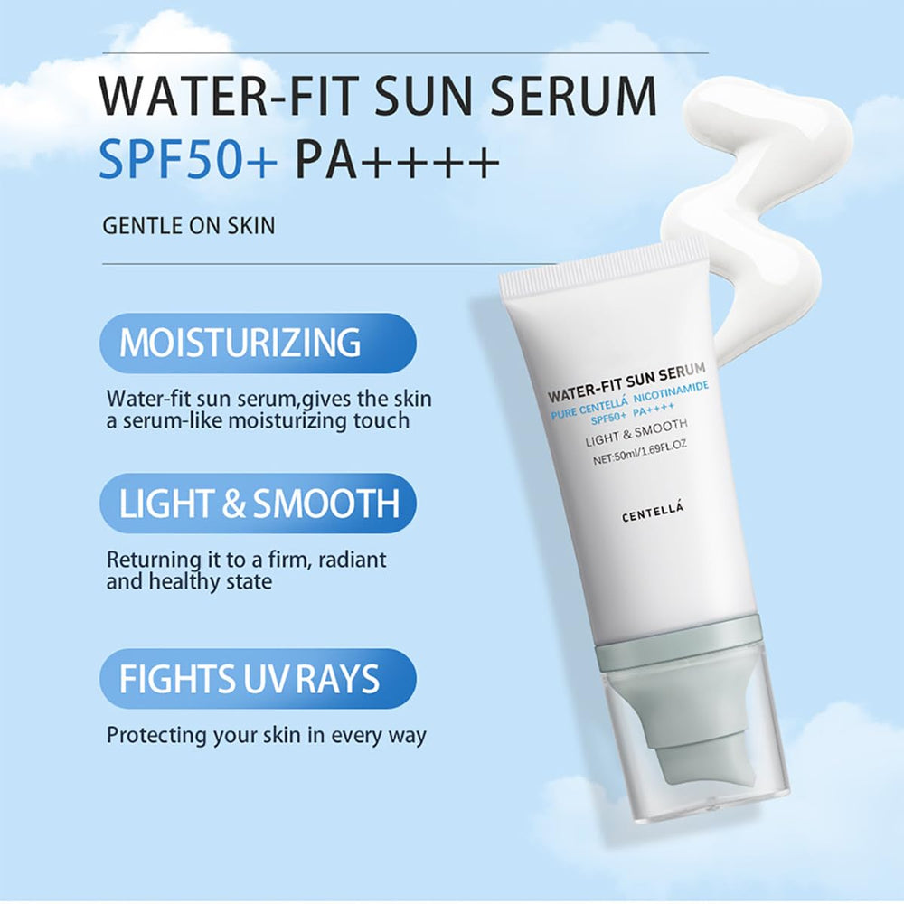 Applying FYEBOO Centellá on face demonstrates even coverage and fast absorption