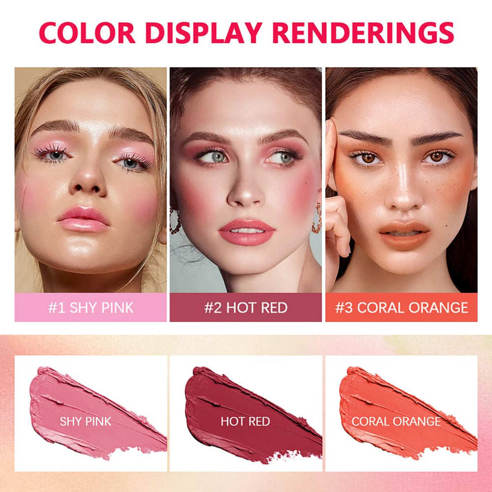 FYEBOO swatch of 1# Shy Pink on arm showing buildable natural color