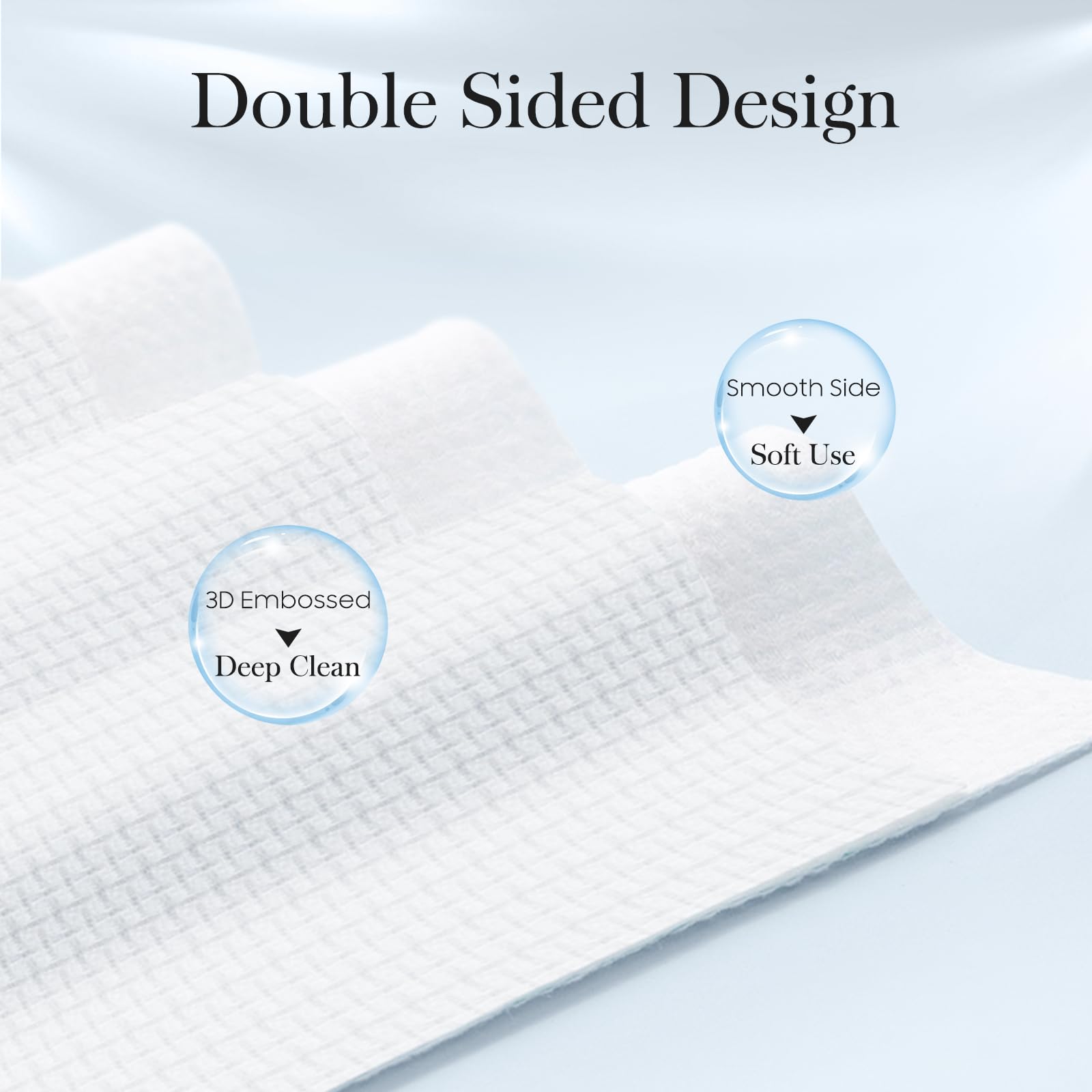 FYGRIP wipe removing makeup demonstrating effective cleansing benefit