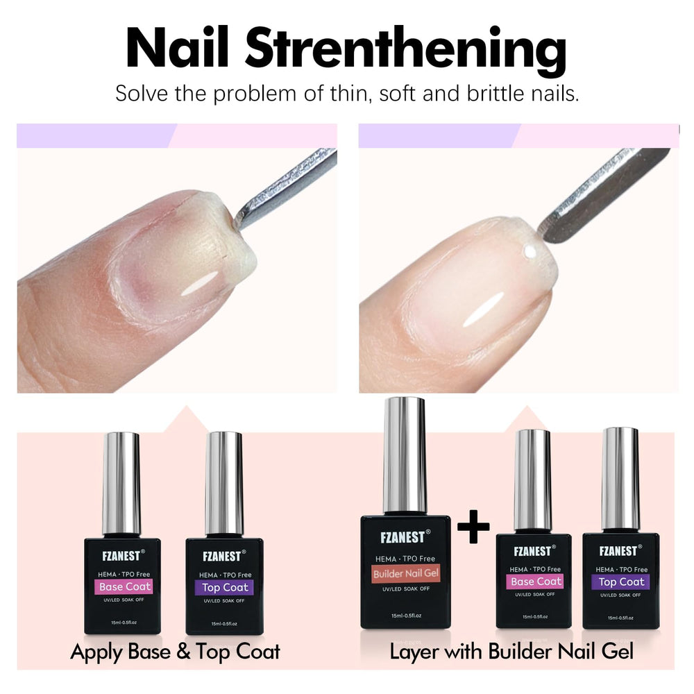 FZANEST gel texture demonstrating self-leveling flow for smooth even coverage benefit