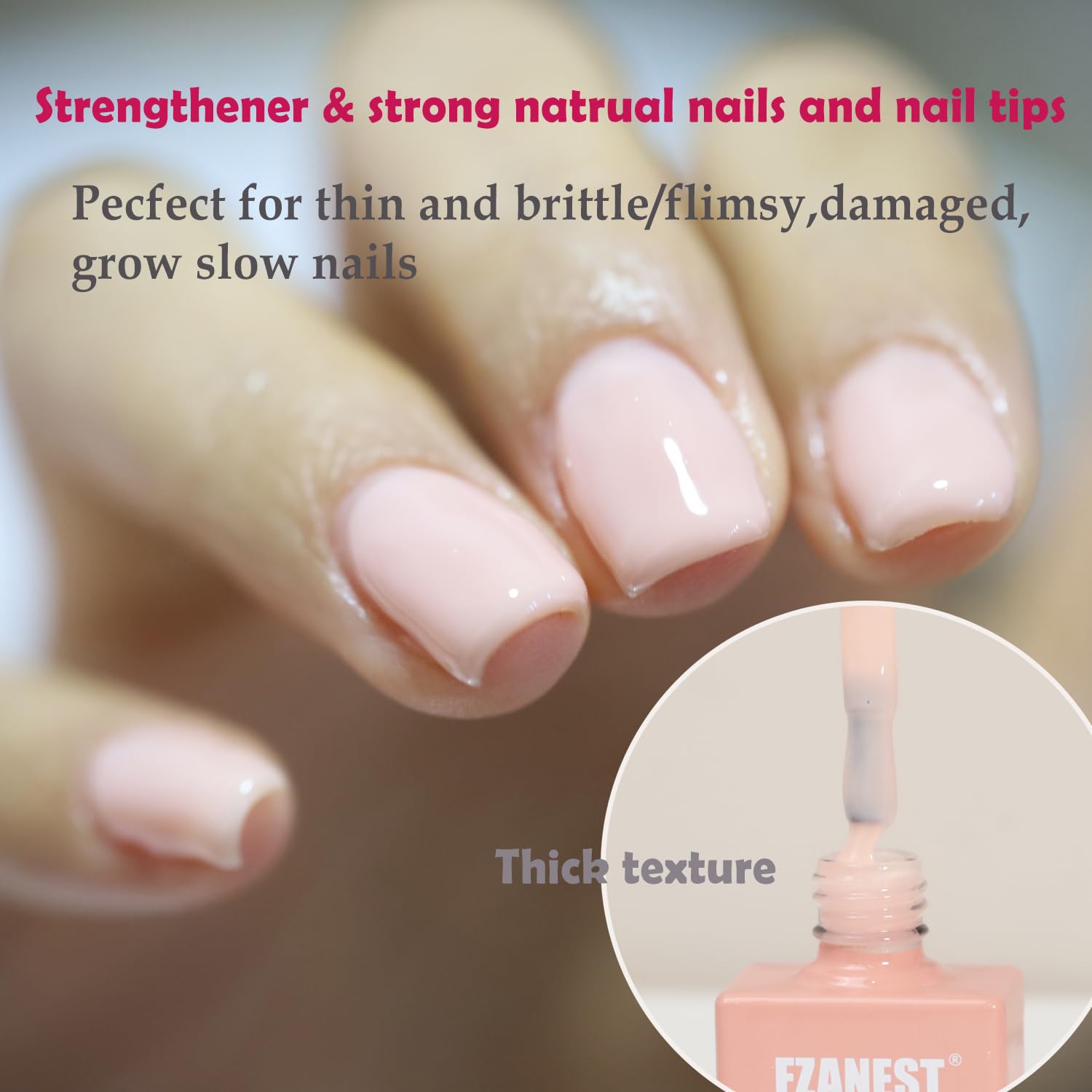 FZANEST cap and label detail highlighting 15ml volume and product clarity benefit