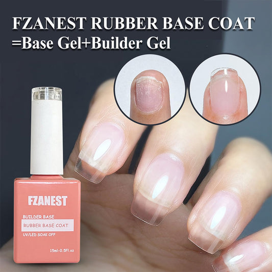 FZANEST gel texture on brush highlighting thick self-leveling formula
