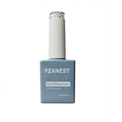 FZANEST front bottle 15ml showing compact peelable base coat for easy storage and use