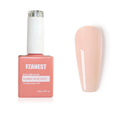 FZANEST bottle front view showing nude pink builder gel and 15ml size benefit