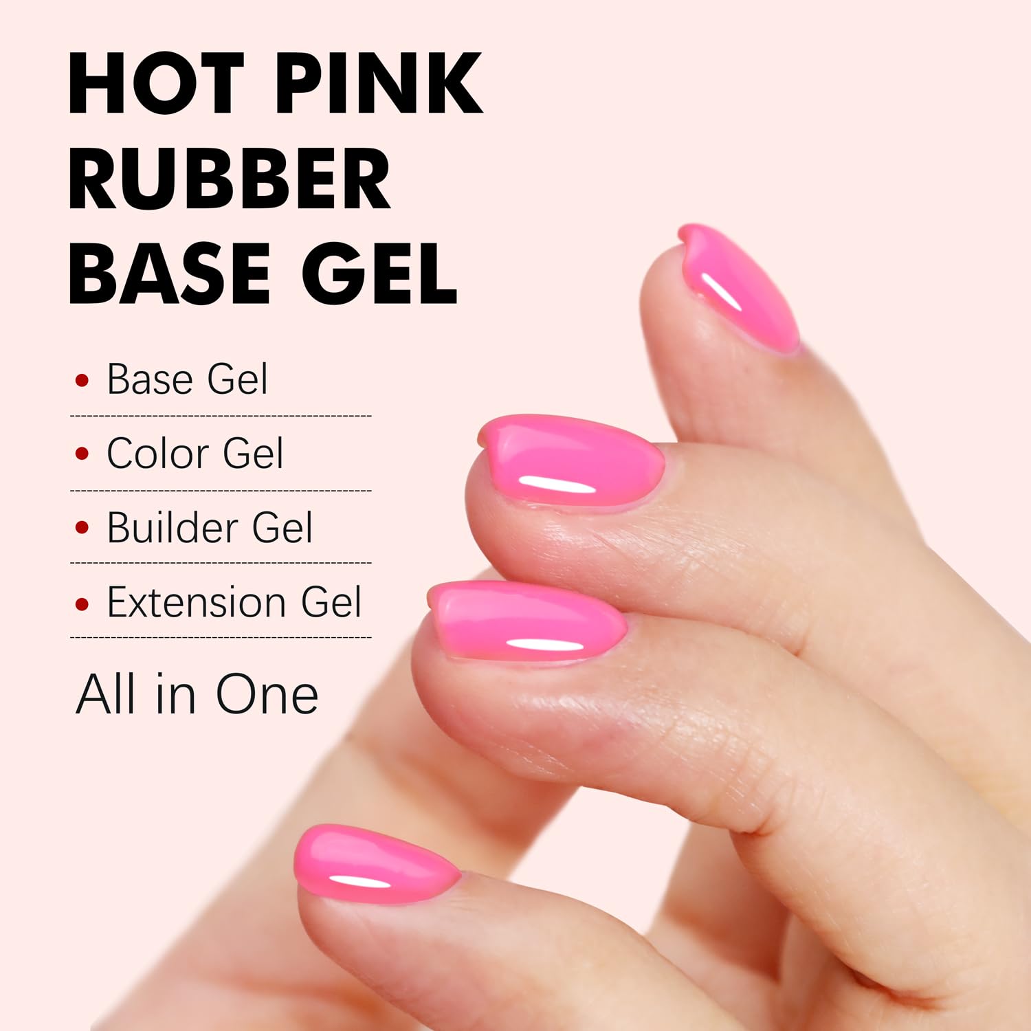 FZANEST rubber base texture close-up revealing thick self-leveling gel