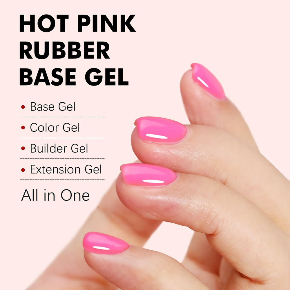 FZANEST rubber base texture close-up revealing thick self-leveling gel