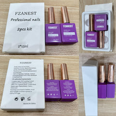 FZANEST bottles beside size reference and ingredient list