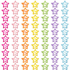 FZWONVUC front packaging showing 70 glitter star clips and value pack benefit