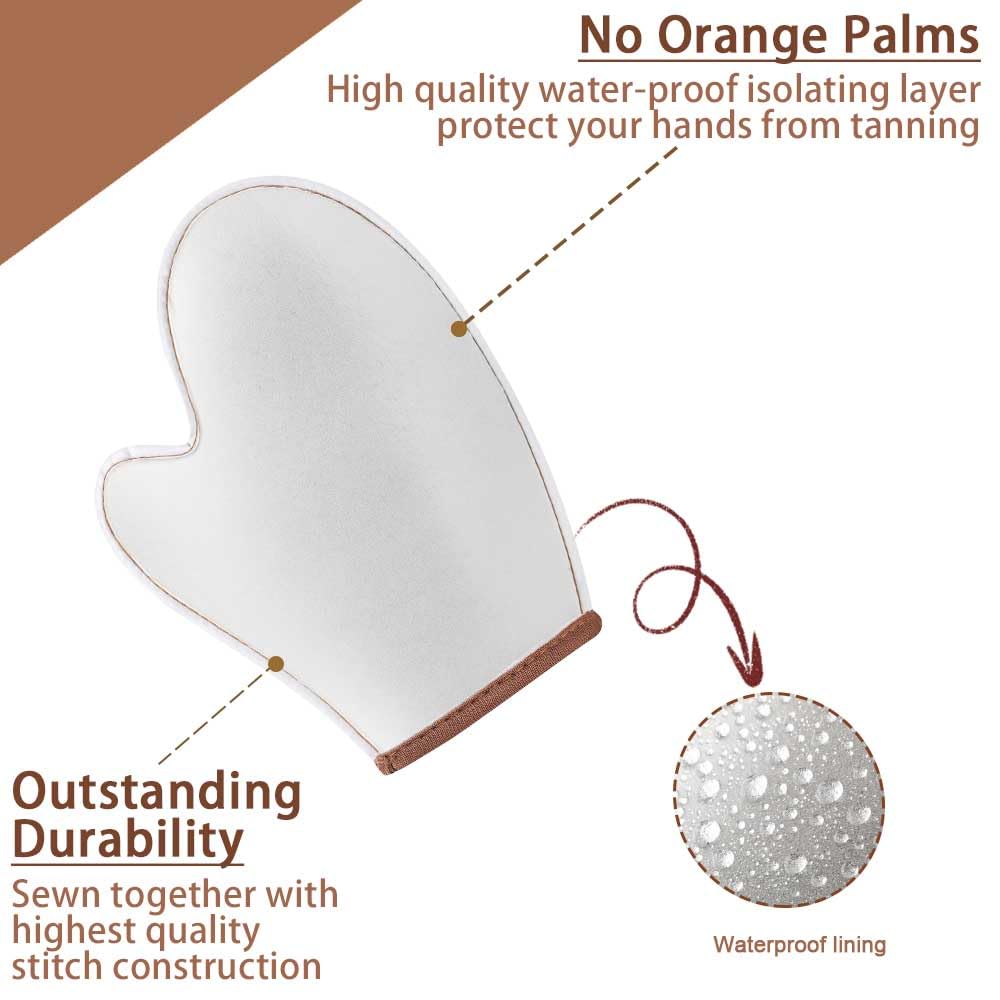 G GAIYAH close-up velvet mitt texture for smooth, streak-free application