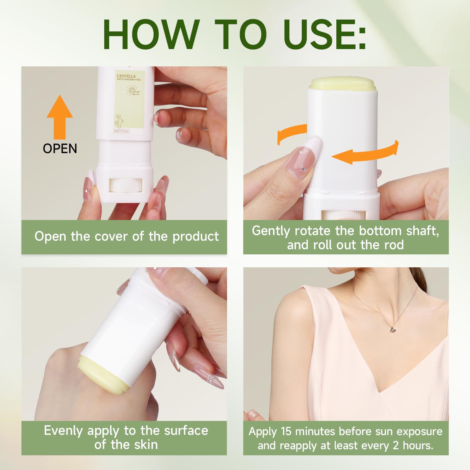 Gaayou sun stick tucked into travel kit for convenient reapplication outdoors