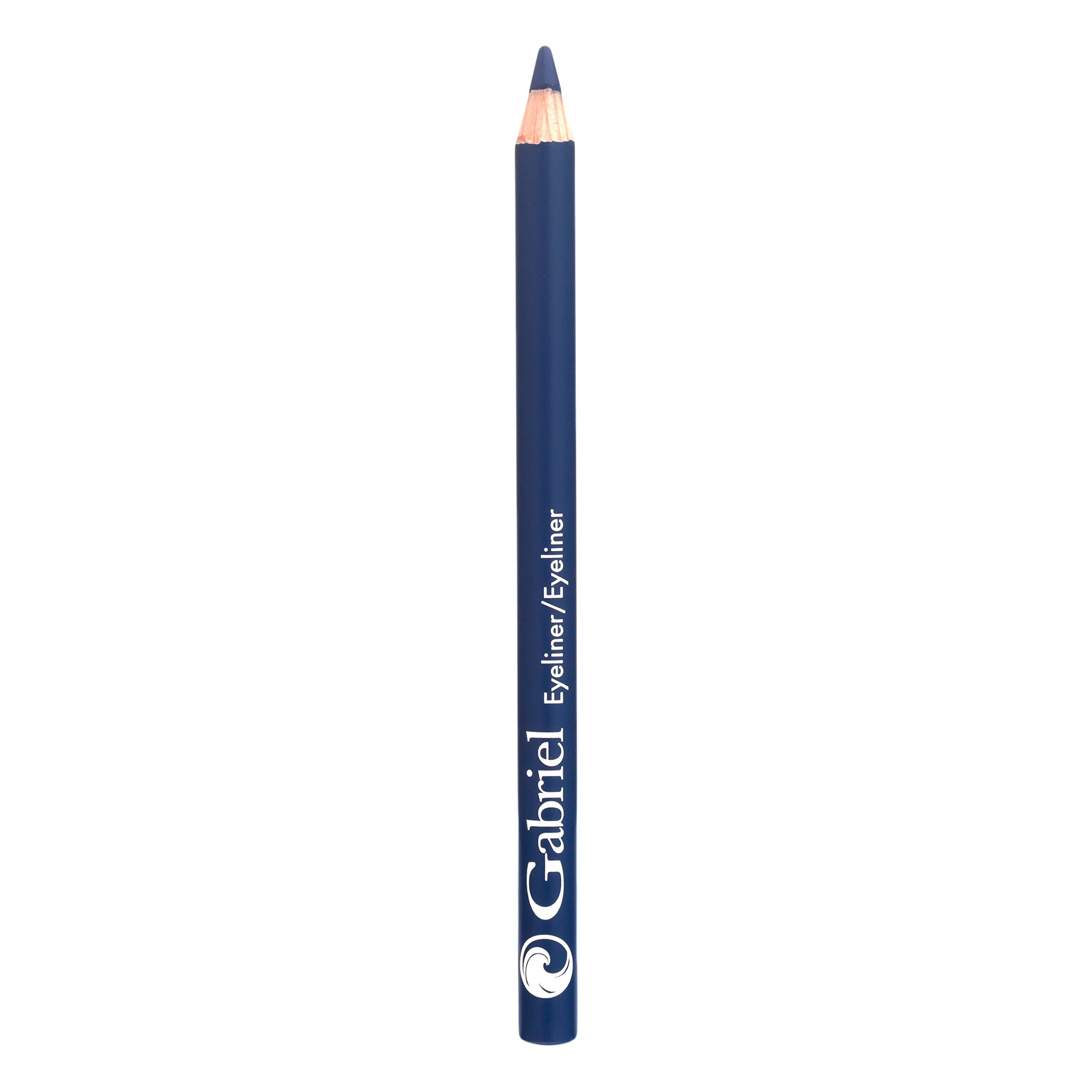 Gabriel Cosmetics navy eyeliner pencil tip close-up for precise application