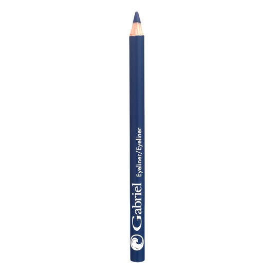 Gabriel Cosmetics navy eyeliner pencil tip close-up for precise application