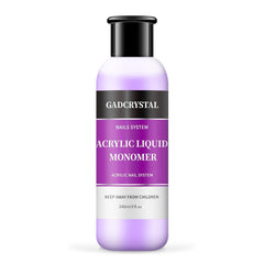 Gadcrystal front bottle showing 240ml size and professional presentation benefit