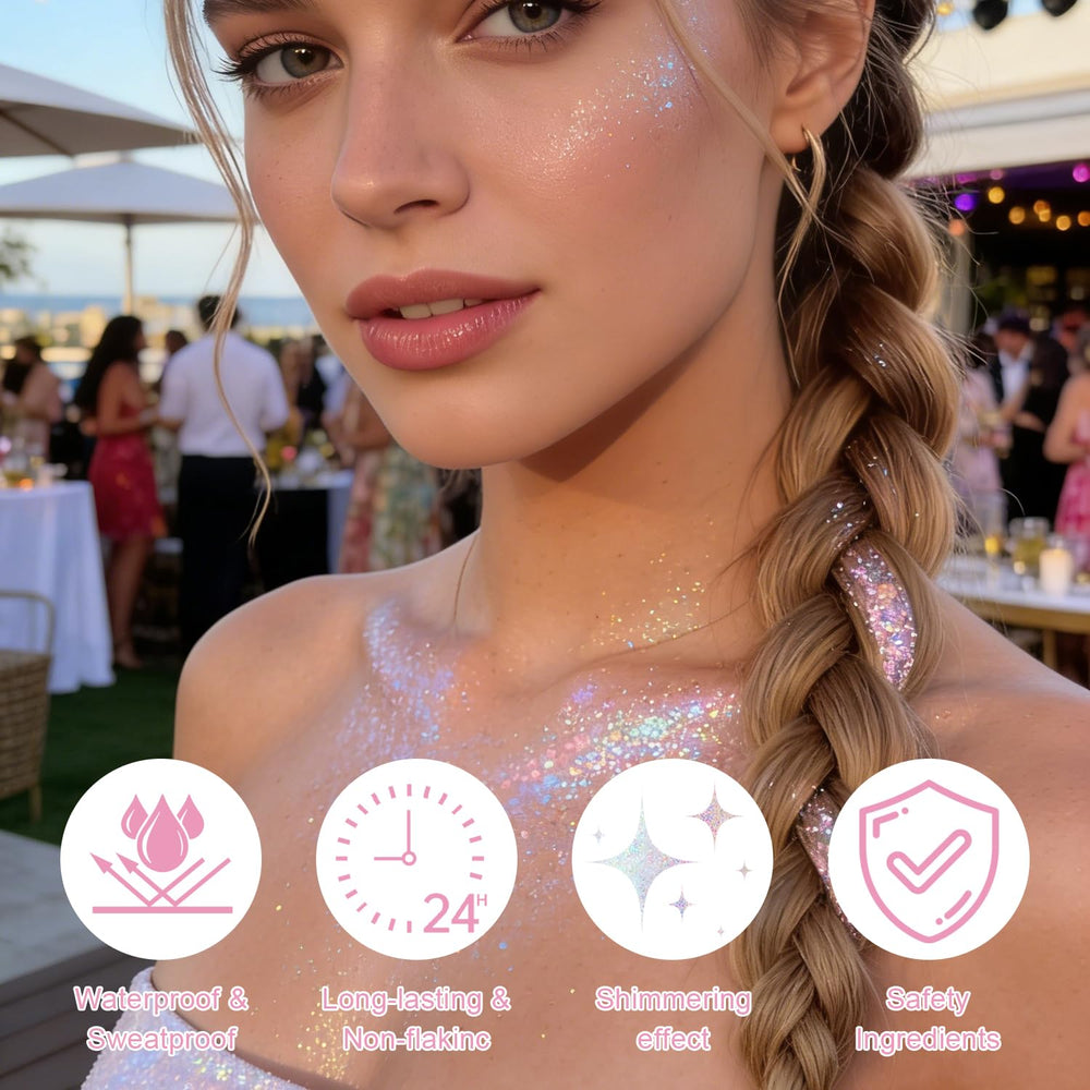 GADMLURY used as hair highlight showing chameleon color shift and dimension