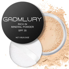 GADMLURY front packaging showing powder jar and branding protecting skin