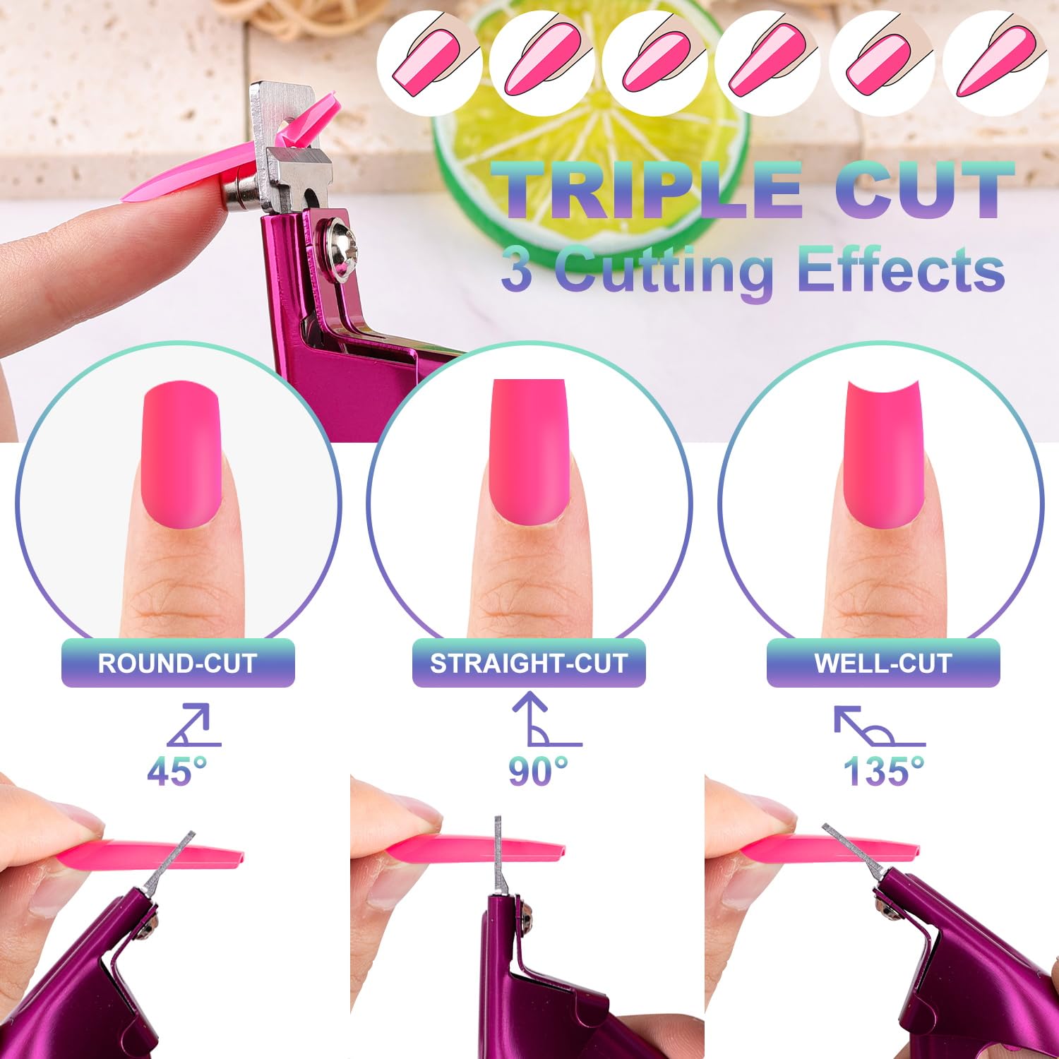 GA&EN clipper set at an angle demonstrating adjustable positions for versatile shaping