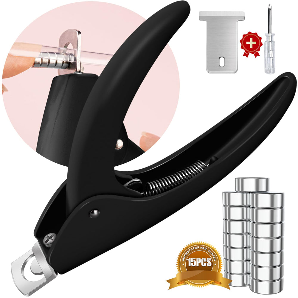 GA&EN black clipper front view showing compact design and ergonomic grip benefit