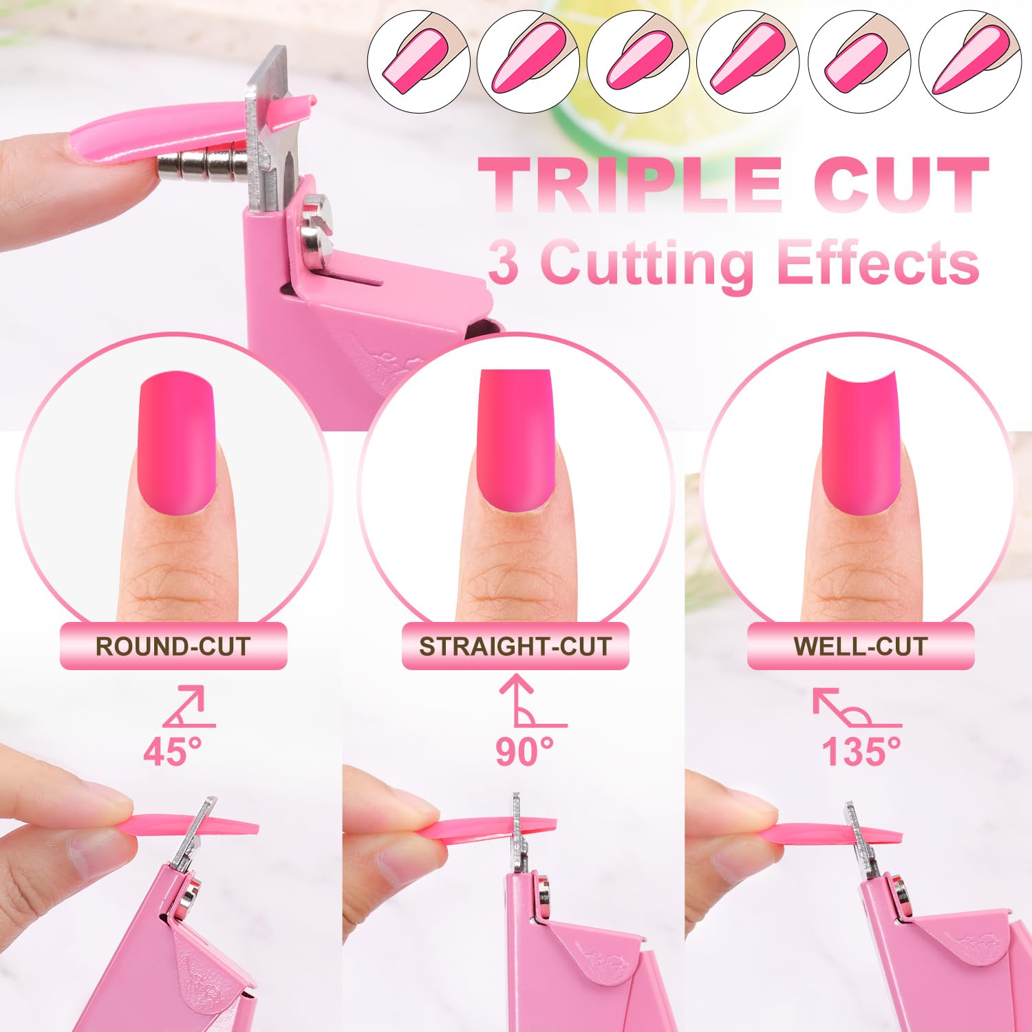 GA&EN clipper held in hand demonstrating size and comfortable grip benefit