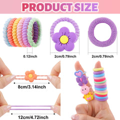 GA&EN close-up of soft silicone charms protecting delicate hair