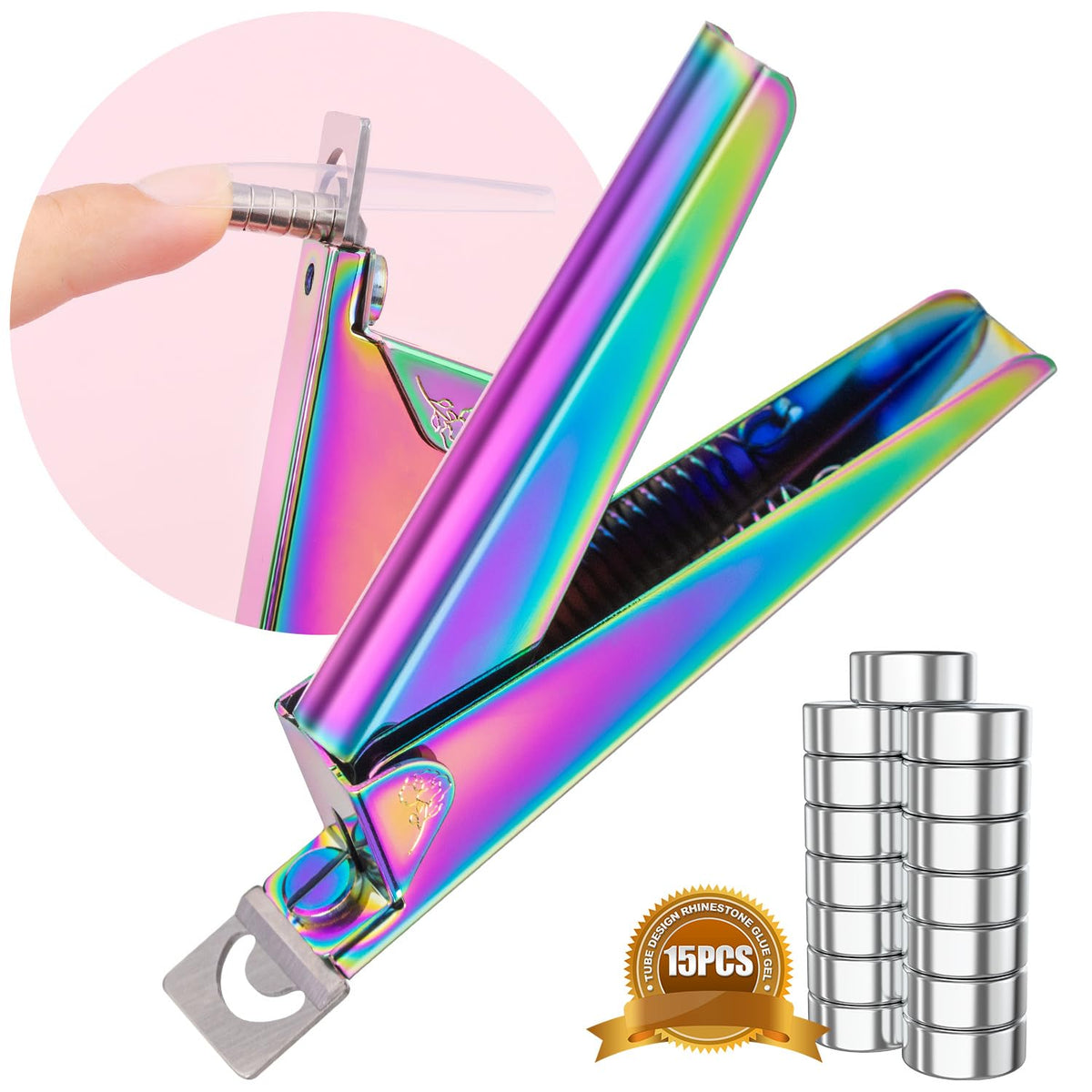 GA&EN front view of clippers showing ergonomic handle and finish for comfort
