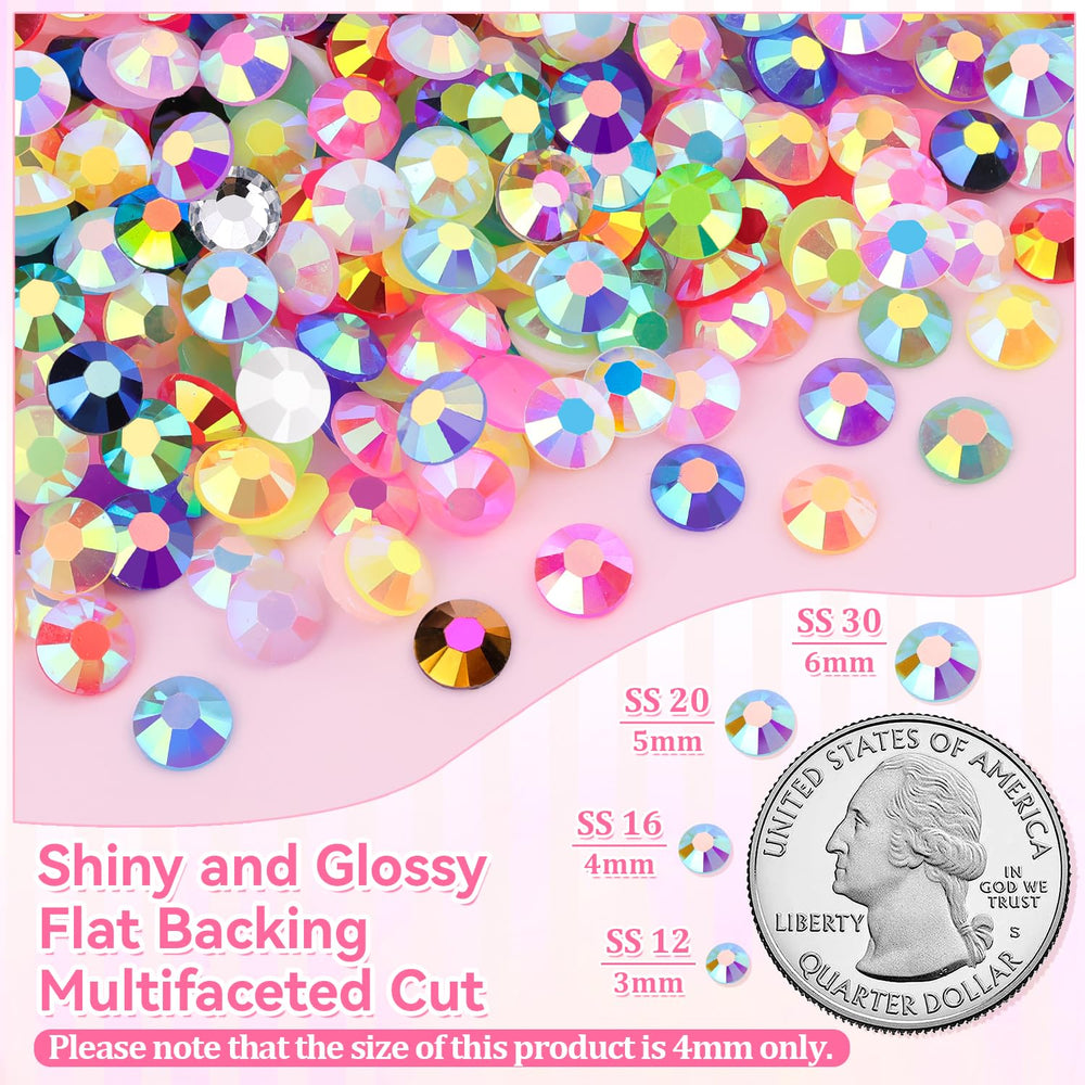 GA&EN craft workspace with gems, glue and tools illustrating ready-to-use kit for DIY projects