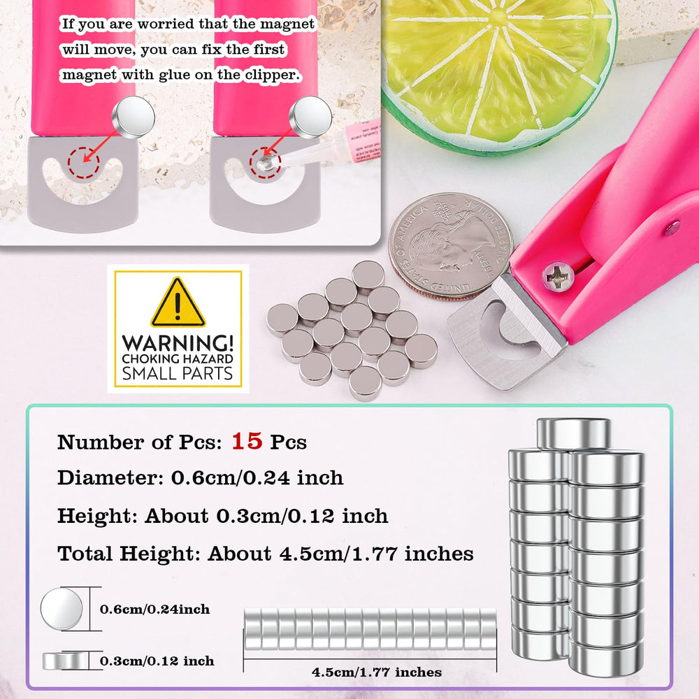 GA&EN magnet sizers laid out to show customizable length control