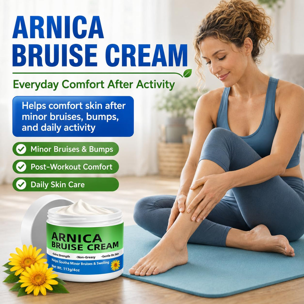 Galitoon cream being applied to an arm, soothing comfort for sensitive skin