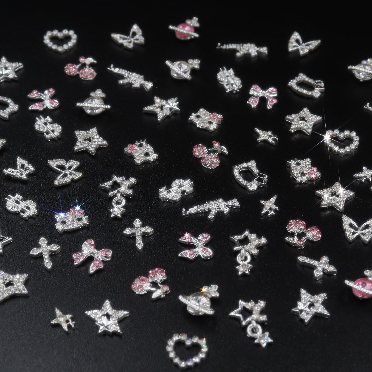 Ganepwns charms decorating a phone case showing multiuse craft potential