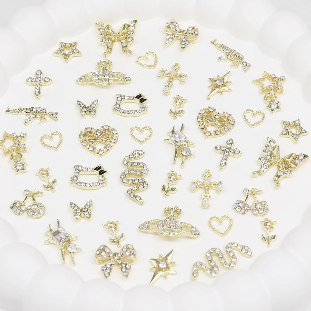 Ganepwns close-up of rhinestone detail highlighting sparkle and premium finish