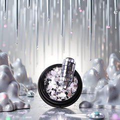 GANPUB sequins staged with craft tools in lifestyle shot inspiring DIY projects