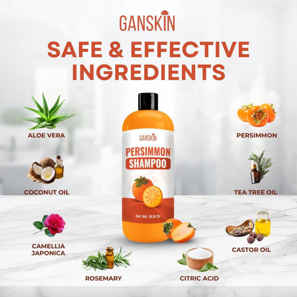 Ganskin before and after hair comparison showing fresher smelling results