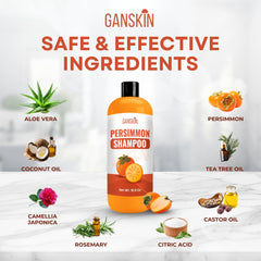 Ganskin before and after hair comparison showing fresher smelling results