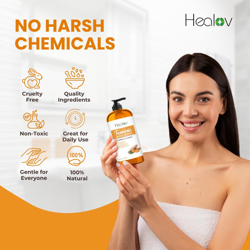 Ganskin in a shower setting for head-to-toe cleansing benefit