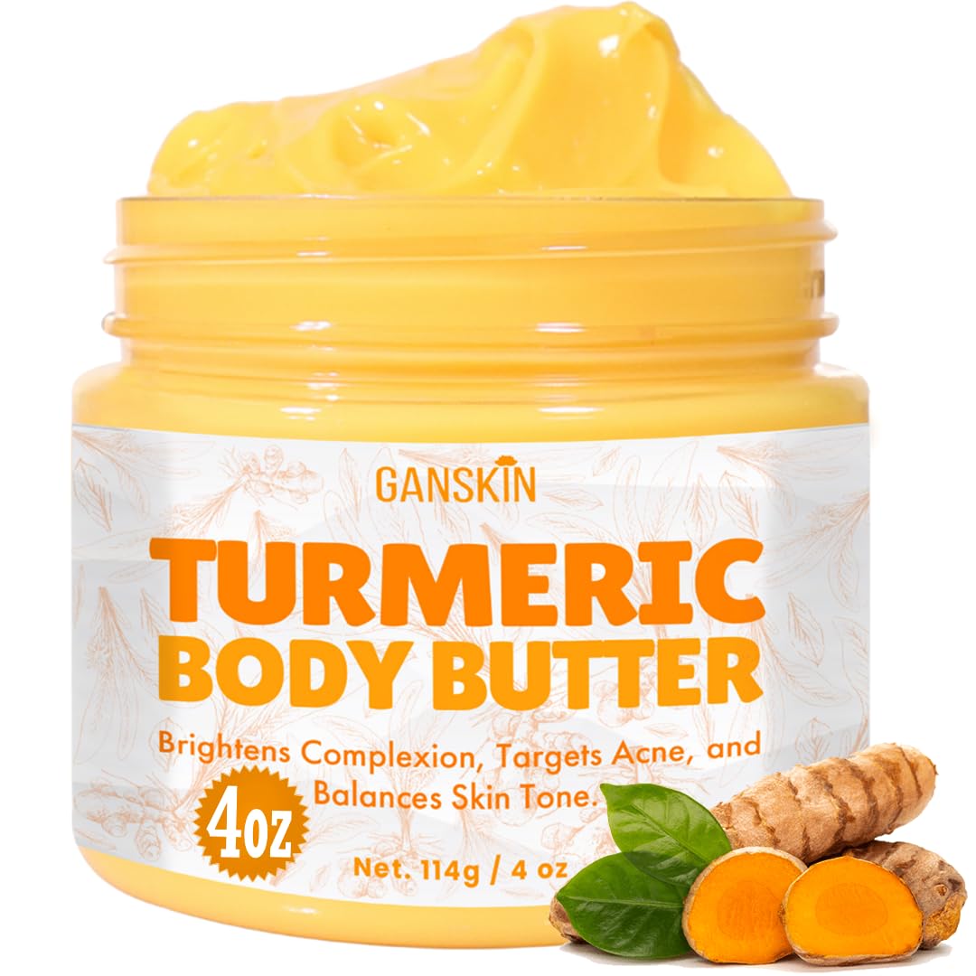 Ganskin jar front view showing label and natural brightening benefit