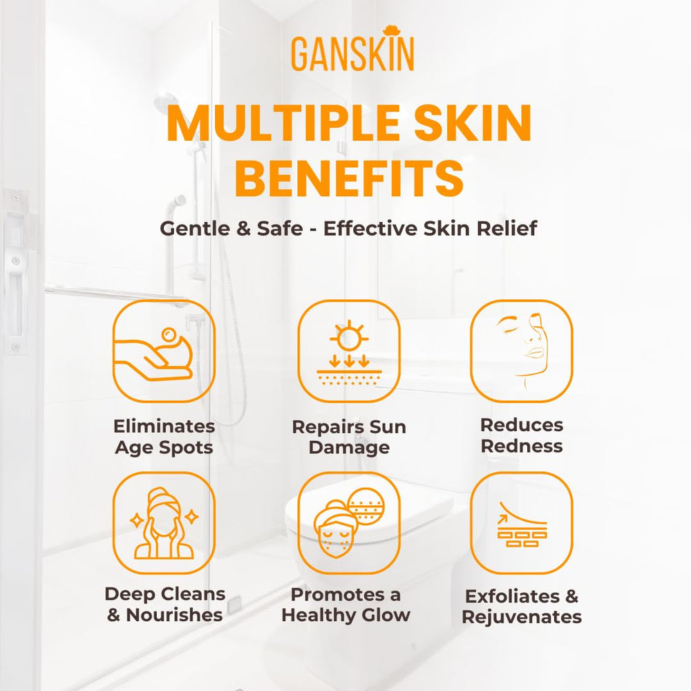 Ganskin turmeric powder ingredient shot supporting skin brightening