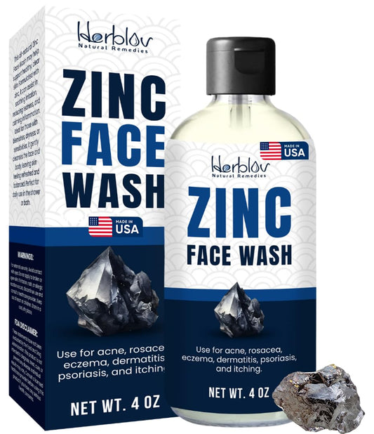 Ganskin front packaging showing zinc soap benefits and clean design