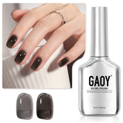 GAOY bottle front view showing shade 1724 smoked glass and 16ml volume benefit