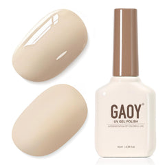 GAOY bottle front view showing 16ml volume and neutral beige shade benefit