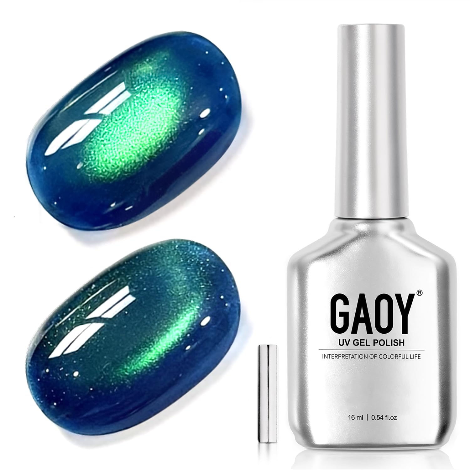GAOY front bottle showing 4478 Ocean Jewel blue-green shade and clear labeling for choice