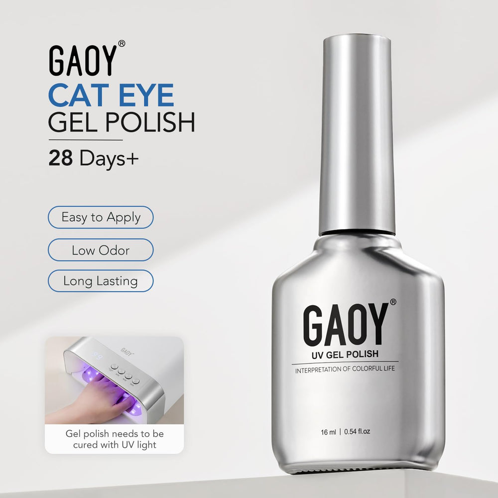 GAOY bottle beside a ruler showing 16ml size and travel-friendly, compact convenience
