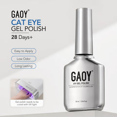GAOY bottle beside a ruler showing 16ml size and travel-friendly, compact convenience