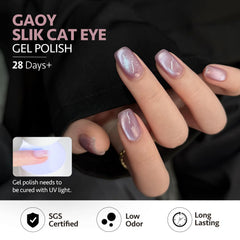 GAOY application in hand using magnet for precise cat-eye
