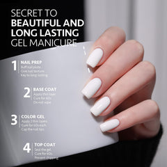 GAOY applying gel polish under LED lamp for fast durable curing benefit